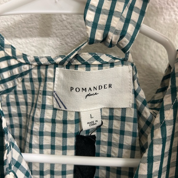 NWT Pomander Place Green Plaid Dress || Tuckernuck - Picture 5 of 6